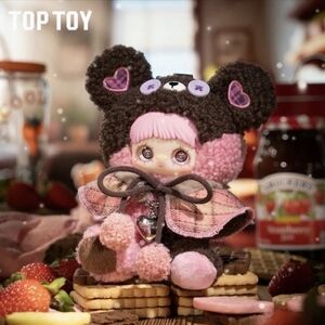 Strawberry Oreo | Maymei Tiny Bear Cookie Plush Confirmed Blind Box